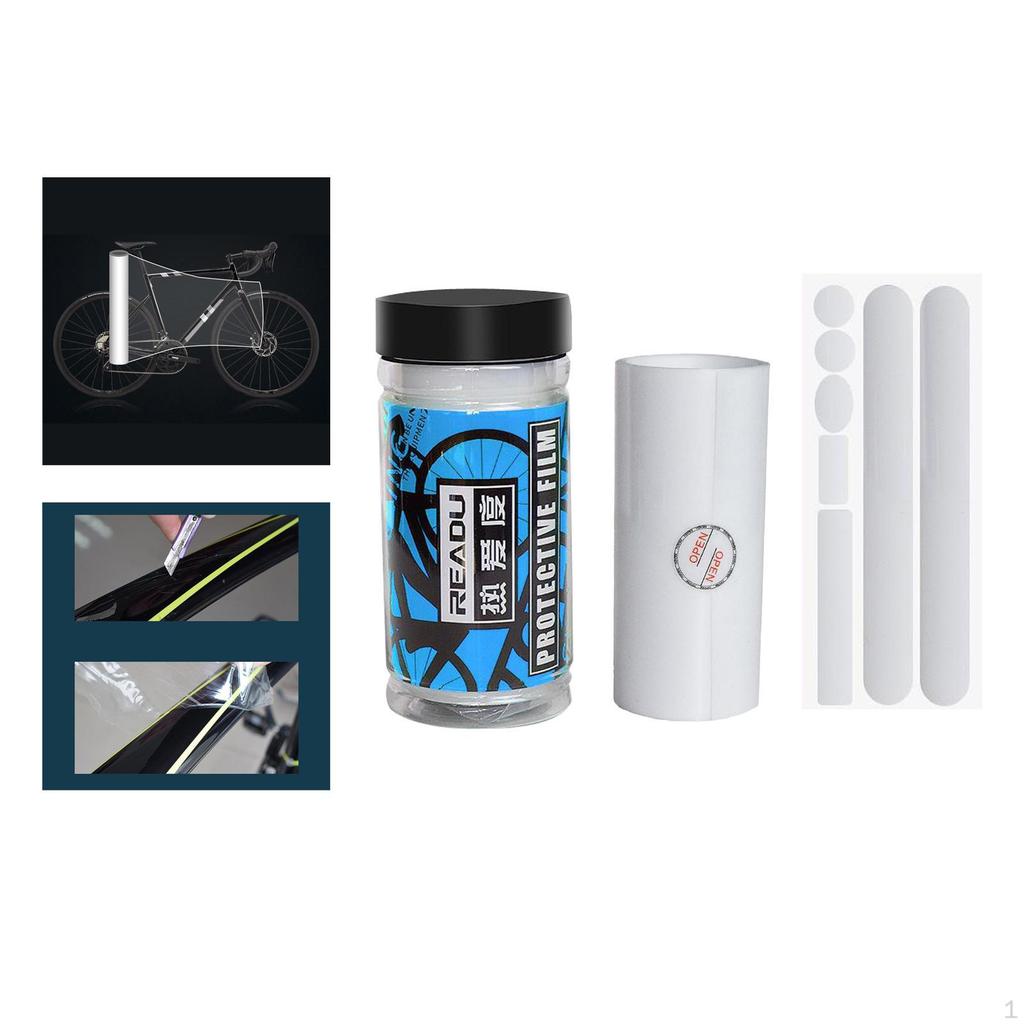 Bike Anti-Scrath Tape Roll Tubes Protective Stickers Decal