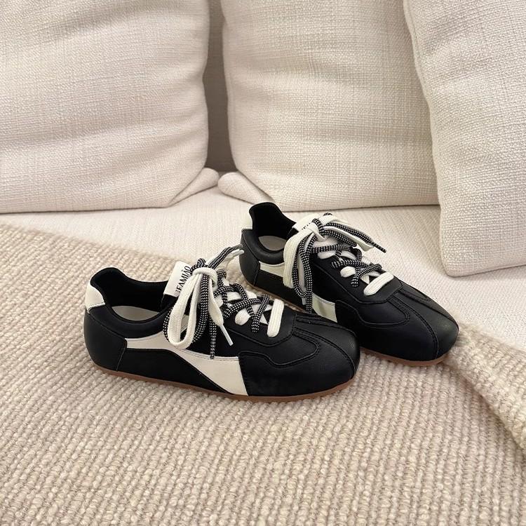 College style color matching versatile moral training shoes women's spring 2025 new soft-soled sports leisure lightweight Forrest Gump shoes