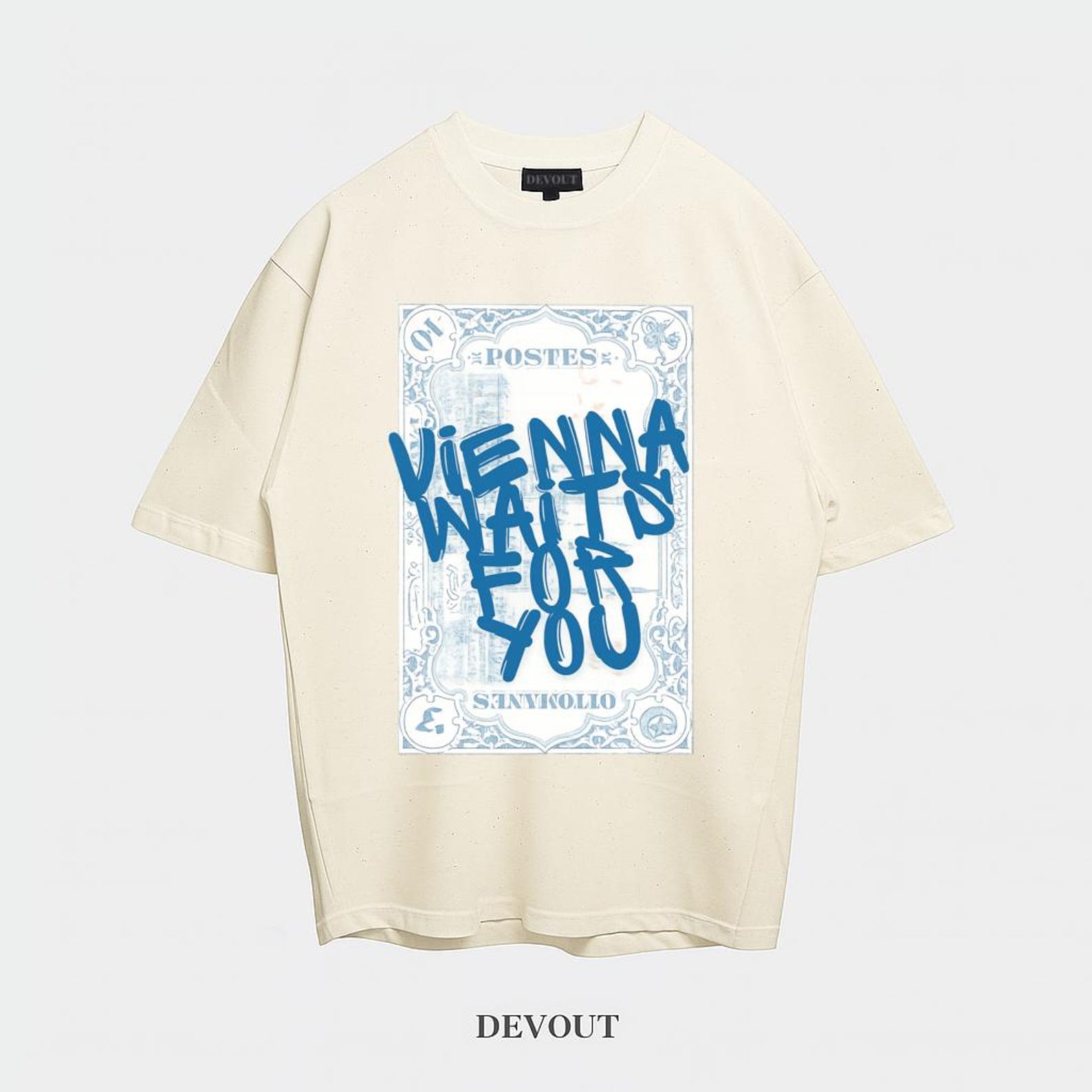 Vienna Waits For You Vienna Travel T-Shirt | Retro Postcard Europe Tee 2XL