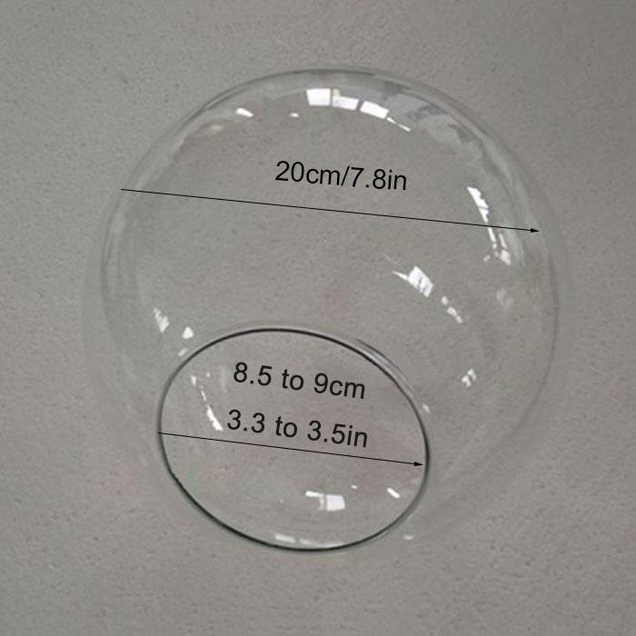 D13cm D15cm D18cm D20cm D25cm Clear glass lampshades globe lamp cover for pendant light chandelier lamp shade replacement