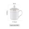 Shengye Ceramic Conference & Office Mugs with Gold Trim