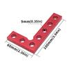Woodworking Positioning Square Aluminum Alloy 90 Degree Angle Measuring Tool Carpentry L Ruler