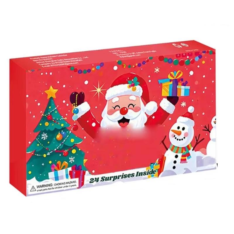 HHO-Countdown Calendar Advent 24 Days Christmas Holiday Animal Dinosaur Egg For Kids Teens Festive Party Classroom