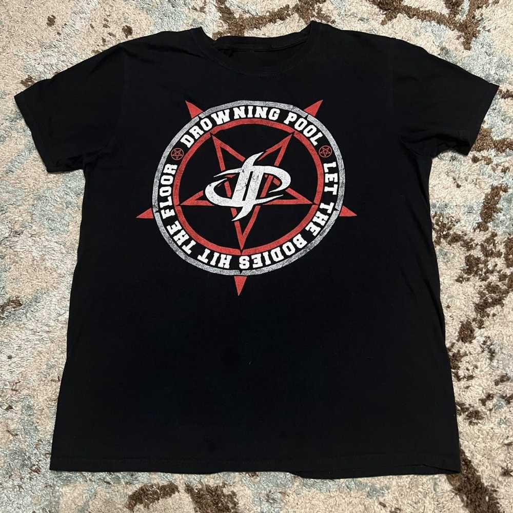 Drowning Pool Let The Bodies Hit The Floor Хлопковая унисекс футболка Все размеры SB310 Унисекс футболка M