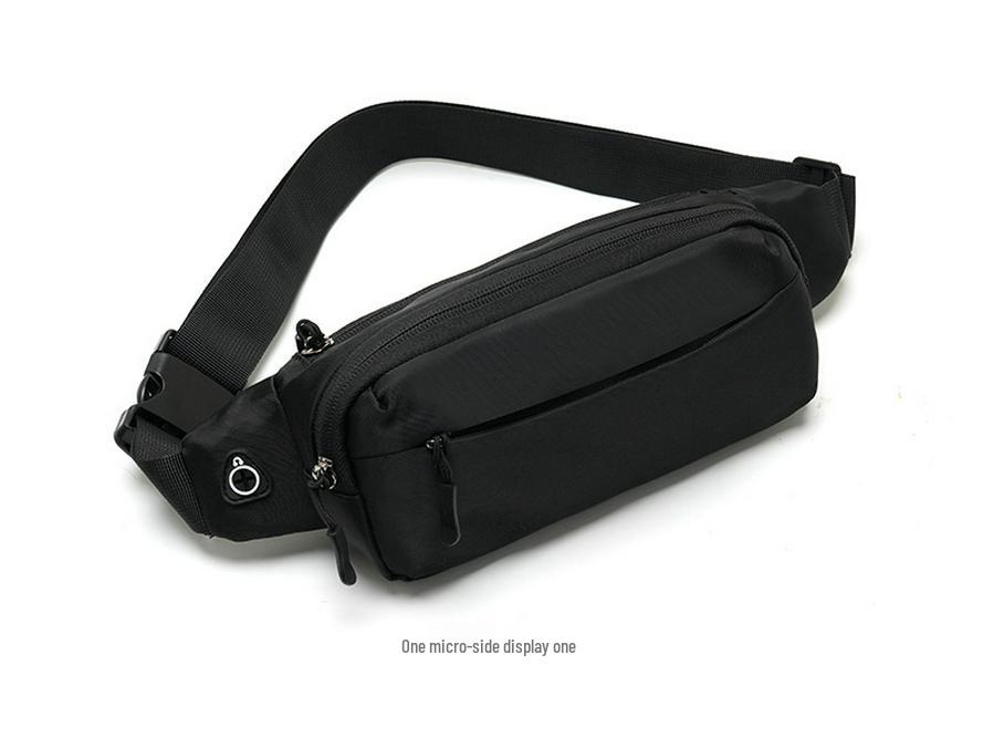 Vielseitige schwarze Umhängetasche für Outdoor-Sport und Klettern