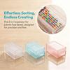 Snap Lid Fuse Bead Organizer Box Plastic Bead Sorting Box New Sorting Tray  Art Classroom Supplies
