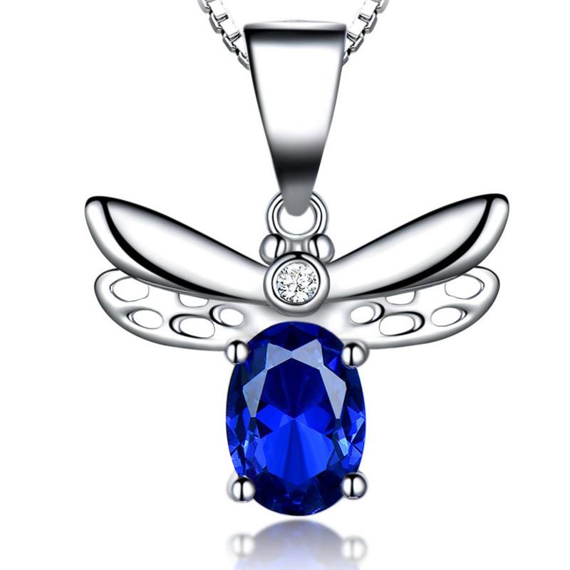 Gica Gema 925 Sterlingové Stříbro Krásná Včelka Nádherný Temperament Horký Prodej Přívěsek Náhrdelník Pro Ženy Jemné Špičkové Šperky Dárek K Valentýnu