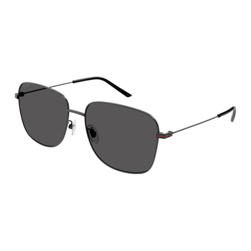 GUCCI Metal Square Sunglasses Unisex Couple Style