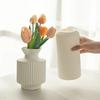 1pc Plastic White Flower Vase Room Decoration Modern Simple Dry Vase Ornaments for Home Decor Plant Pot Dining Table Ornaments