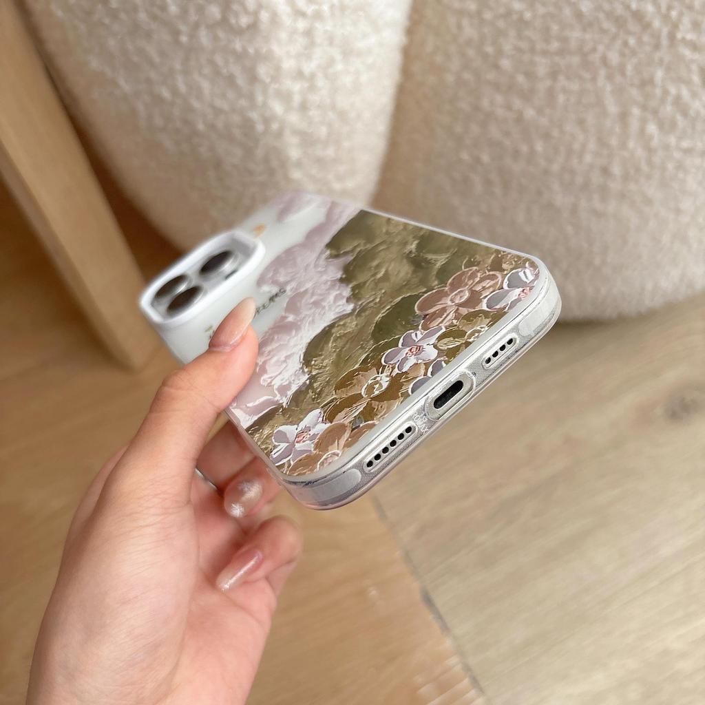 Oil Painting Clouds Soft Phone Case for iPhone 17 Pro Max/15/14/13 - Hot Seller for Women