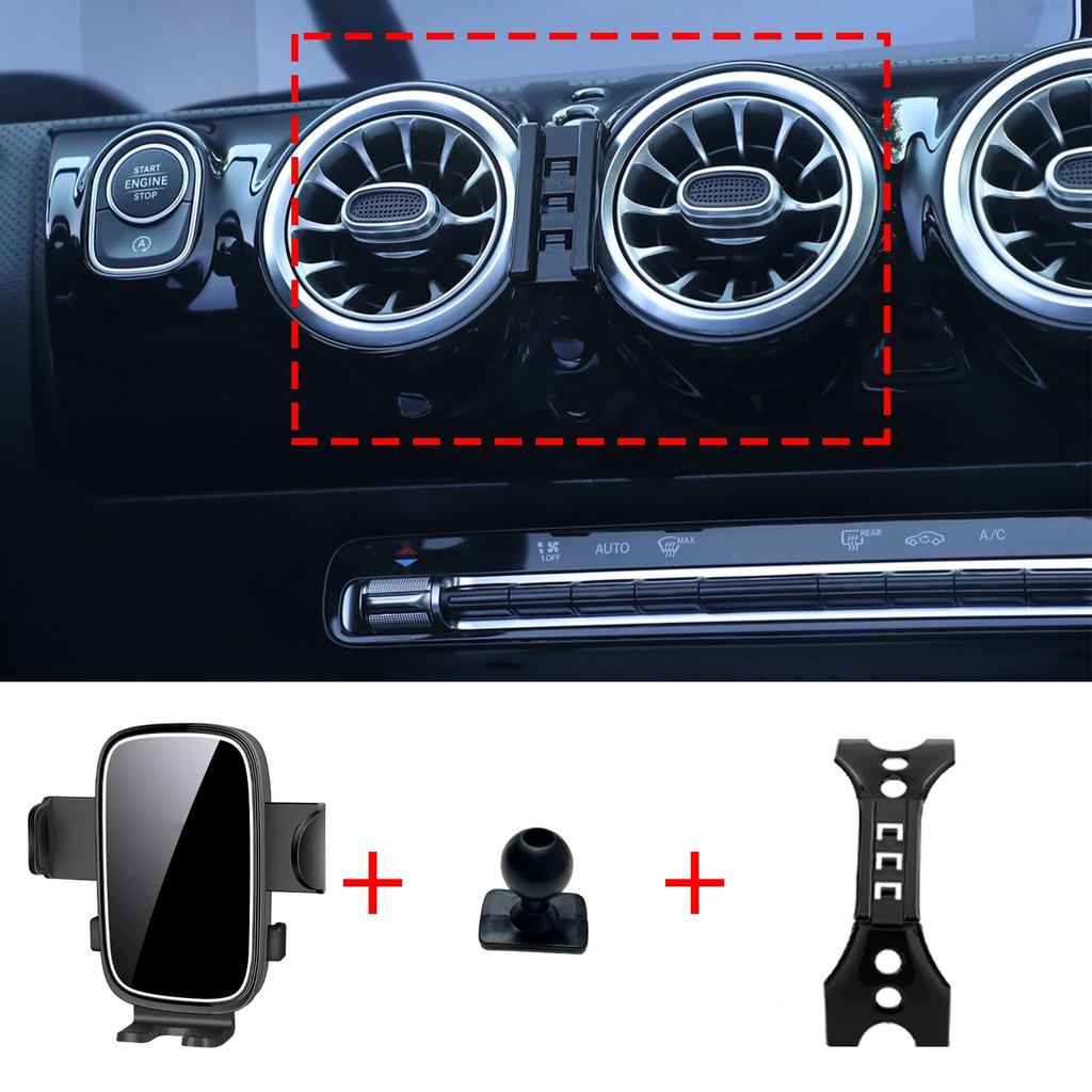 Fit for Mercedes-Benz A-Class 2019 2020 2025 2025 W177 Navigation Phone Holder Mount  Customized Car Accessoires