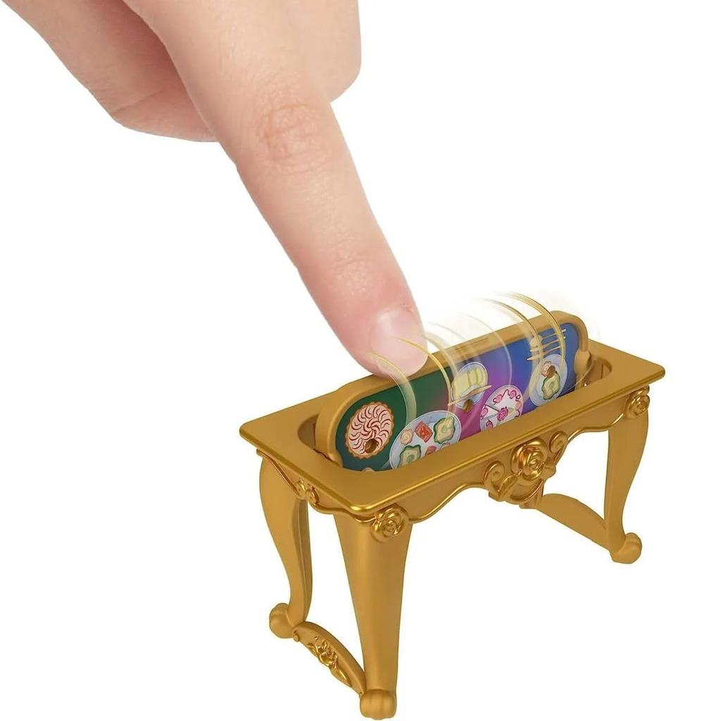 Mattel Disney Princess Belle and the Castle Castle Mini Dolls House Pretend Play Play Set with 1 Mini Doll Ages Yellow JDP54 (Stackable Series! Doll)