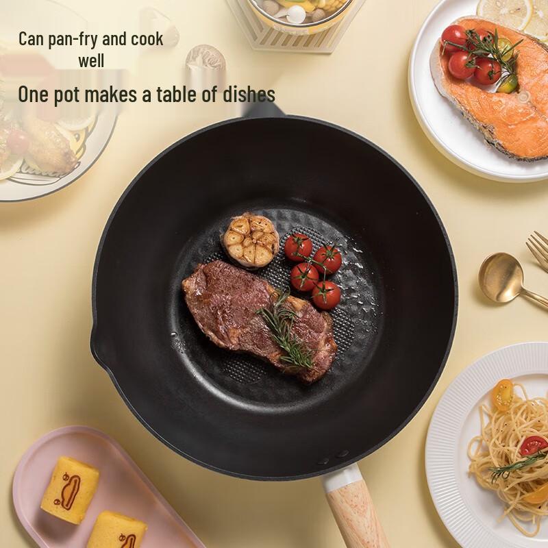 Chui Da Huang B.Duck 28cm Non-Stick Flat Bottom Wok