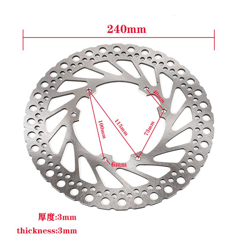 Original Durable Front and Rear Motorcycle Brake Discs Rotors Suitable for HONDA CR125 CRF250 CRF450E/R/X Dirt Bikes