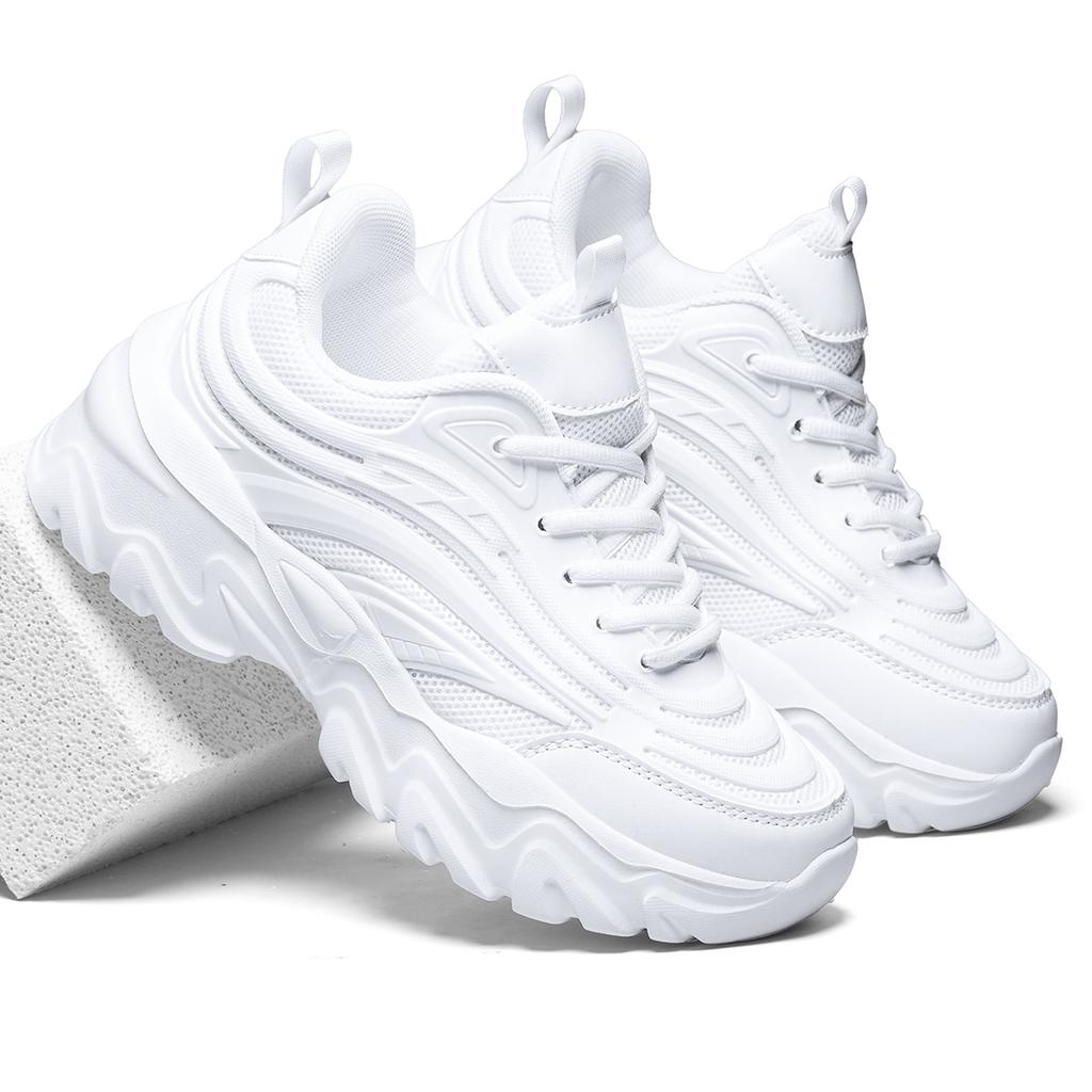 TUINANLE New Arrival: Stylish, Versatile Couple's Sneakers – Dad Shoes, Plus Sizes, Comfortable, Thick-Soled Sneakers, Sizes 35–46