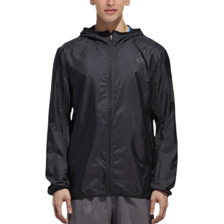 adidas Jackets Men's Black Hooded Moderate Other DN8763