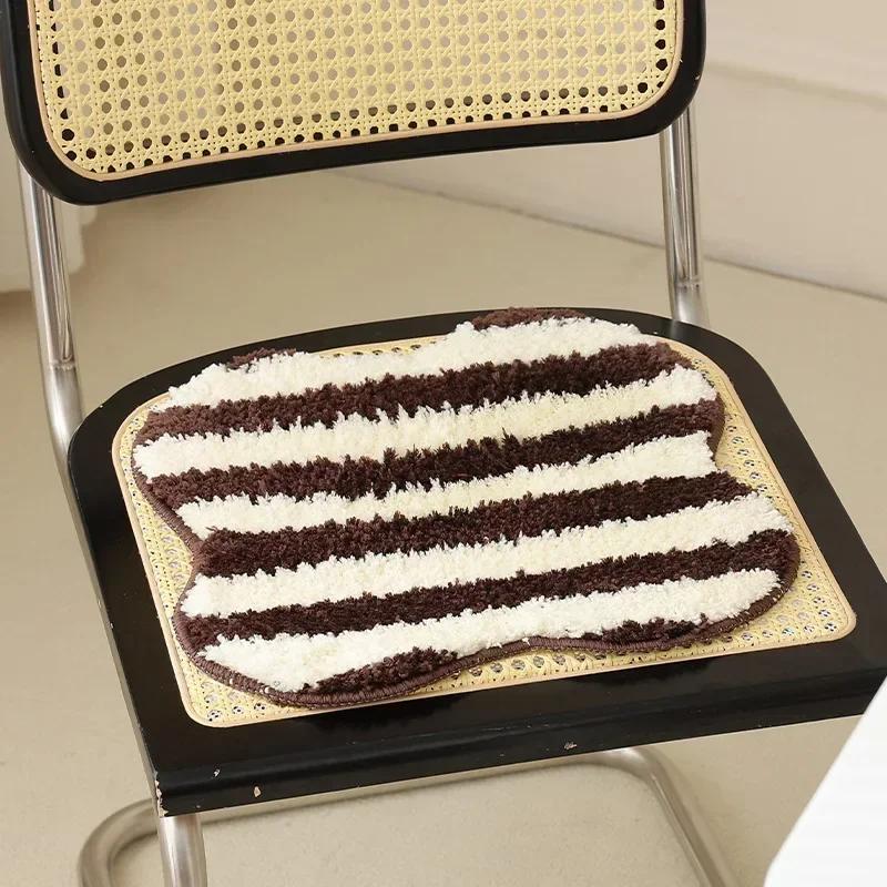

Square Tufted Seat Cushion Soft Chic Twill Grids Square Floor Chair Sofa Pad Home Office Warm Decor for Autumn Winter 45x45cm 45x45cm