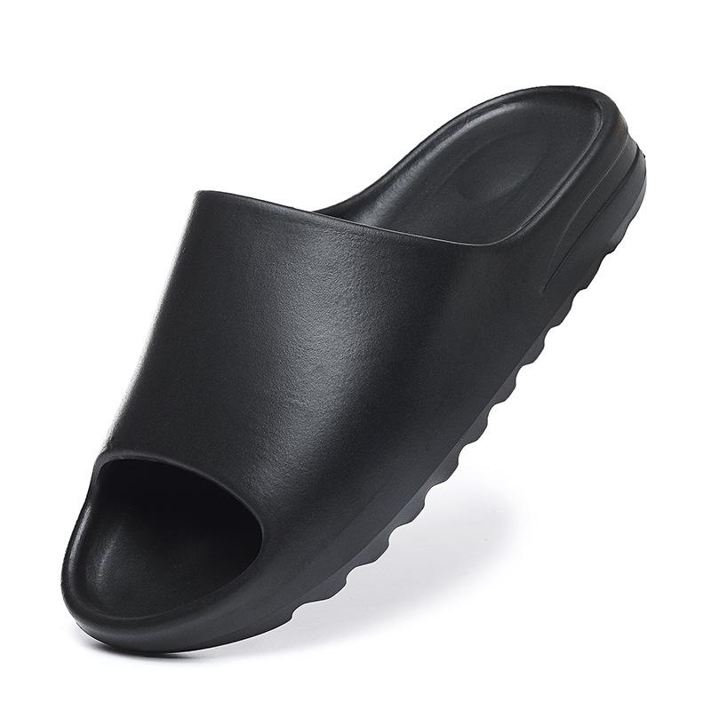 Summer New Stepping On Shit Slippers Thick-soled Home Slippers Trend One-word Drag Large Size Couple Sandals
