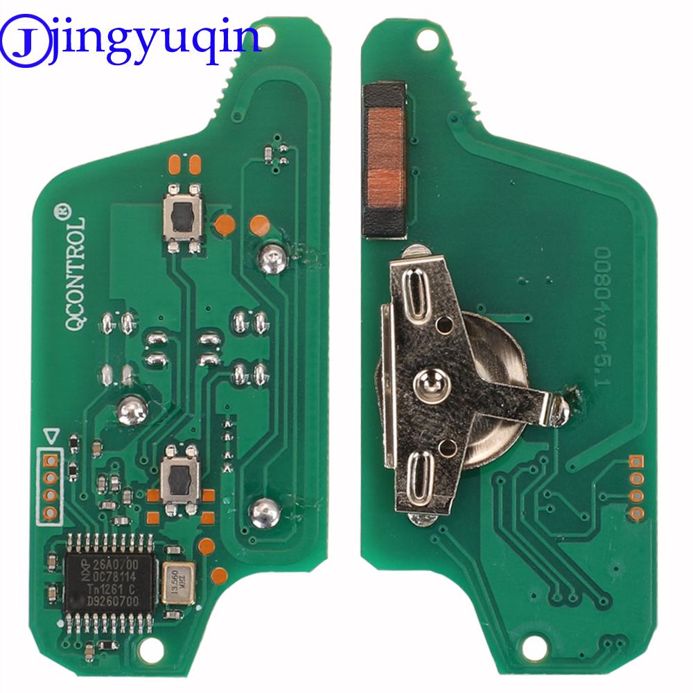 Jingyuqin Telecomandă ASK/FSK Placă Cheie Auto pentru Peugeot 207 307 308 407 607 807 Pentru Citroen C2 C3 C4 C5 C6 CE523 CE536 7941 7946 ID46