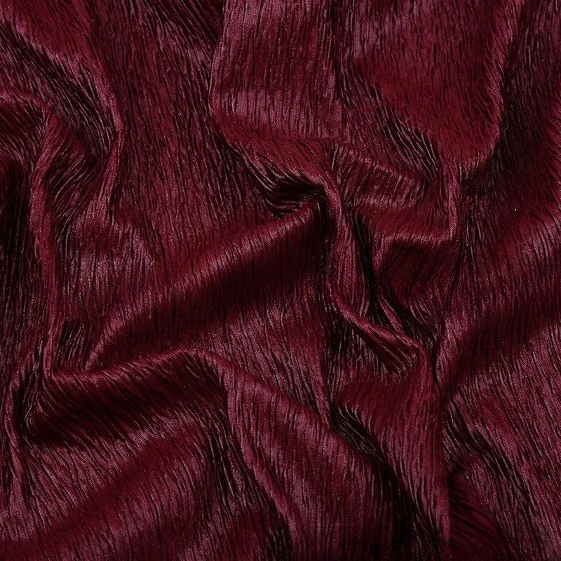 Solid Color Ethnic Style Washed Linen Cotton Cloth Fold Crepe Linen Fabric Handmade Sewing Diy for Dress Trousers Summer T-shirt
