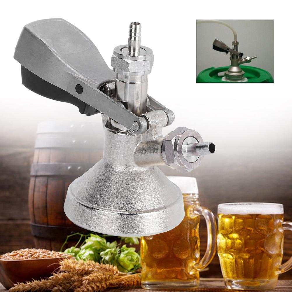 Stainless Steel G Type Keg Coupler Beer Dispenser Connector Dispensing Equipment for Beer Keg