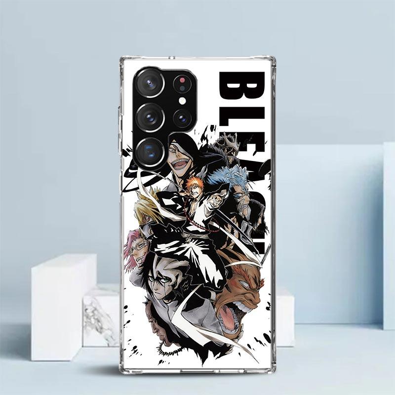 

Чехол для телефона Bleach Ичиго Кенпачи для Samsung Galaxy S24 S25 Edge S26 Ultra S22 S23 Plus S21 + S20 FE Мягкая задняя крышка из ТПУ Samsung S20 FE