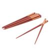 5Pairs Wooden Chopsticks Tangled Line NonSlip Sushi Chopsticks for Hotel Household Restaurant(Brown )