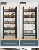 Multi-Layer Mobile Storage Rack for Kitchen, Bedroom, and Bathroom