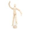 Dřevěná figurína 14 otočných kloubů Kreslicí figurína Lidské tělesné proporce Přenosná umělecká figurína pro umělce Pro skicování