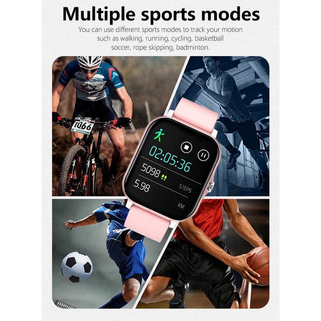 Nowy inteligentny zegarek dla mężczyzn i kobiet Prezent dla Xiaomi Pełny ekran dotykowy Sport Fitness Zegarki BT Call Cyfrowy smartwatch Zegarek na rękę