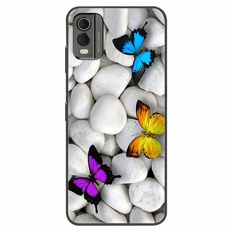 For Nokia C32 Case Shockproof Soft silicone TPU Back Cover For Nokia C32 C 32 Phone Cases NokiaC32 Cute Cartoon Fundas Shells