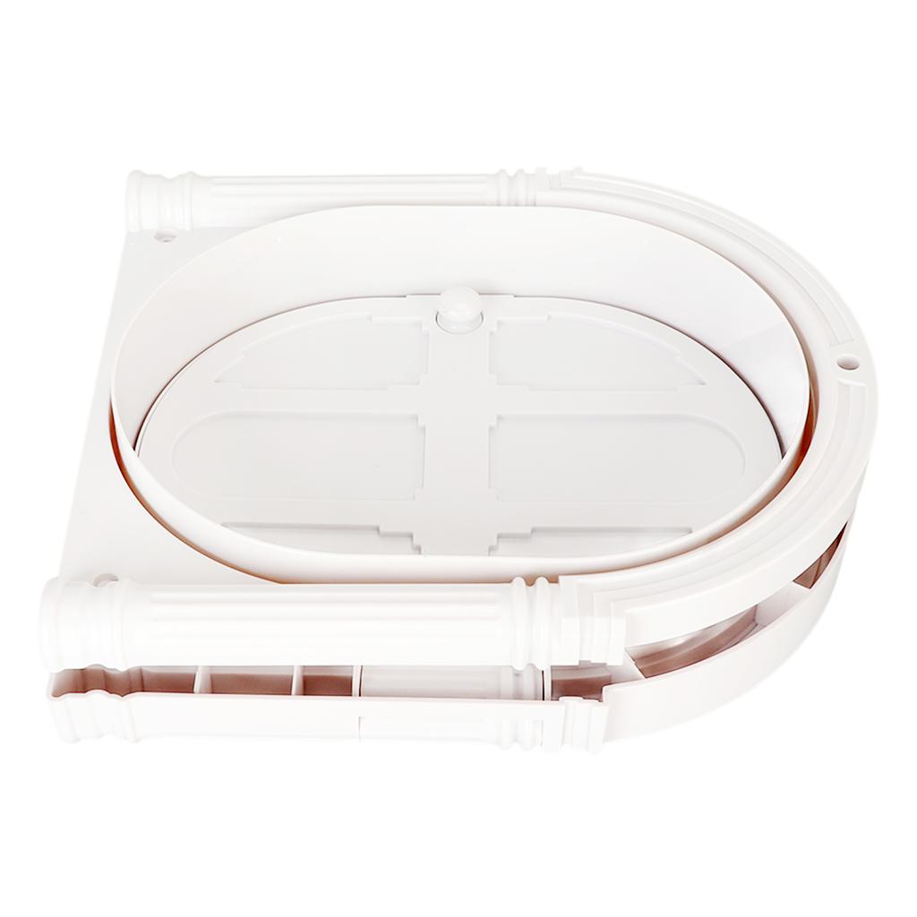 Arched Cat Door ABS Easy DIY Installation Safe Durable Flapless Pet Interior Door for Cats Puppy