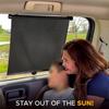 1Pcs Retractable Car Sunshade Roller-UV And Sunlight Glare Protection,Easy To Slide, Instant Sun Protection,Travel Accessories