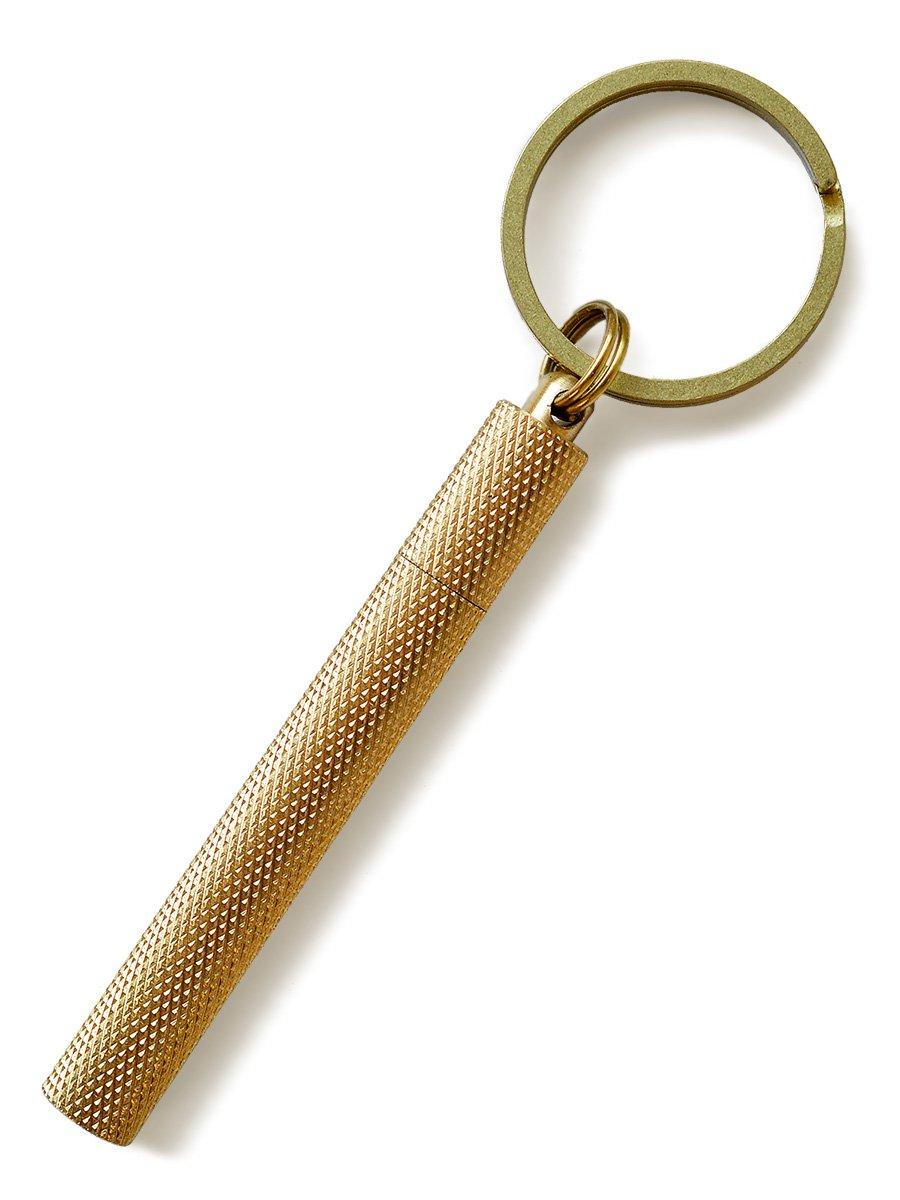 

TAVARAT Toothpick Key Made in Brass Case, Ring, Keychain, Japan,
