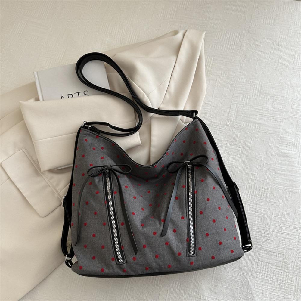 

Сумка на плечо Wave Point с регулируемым ремешком, корейский стиль, рюкзак в горошек для активного отдыха Style2