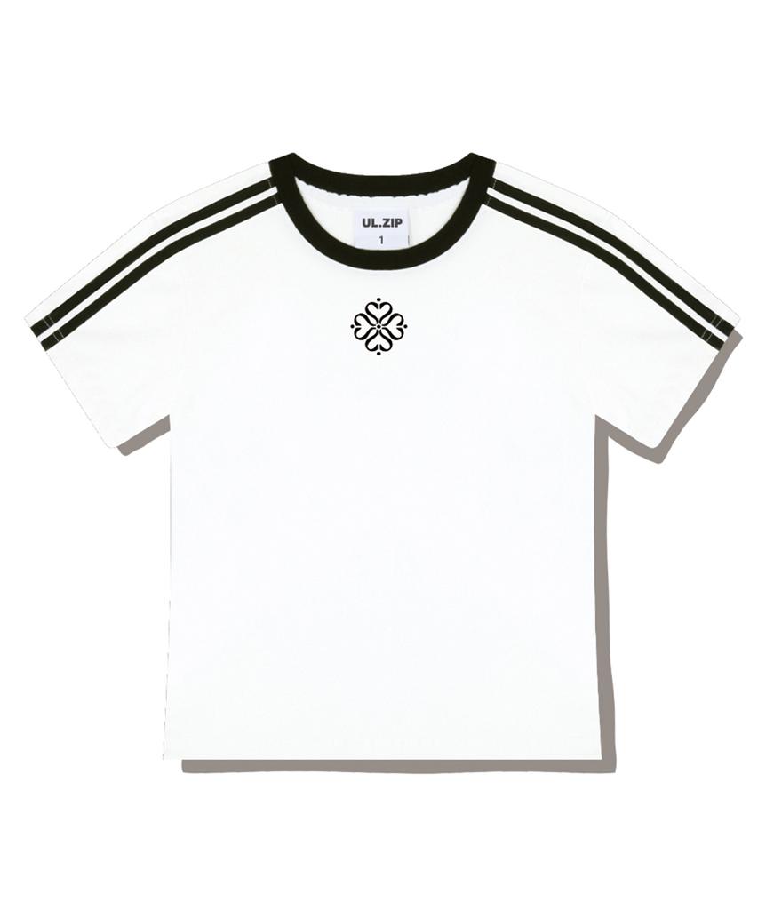 ULIFEZIP Union Semi-Crop Track Short Sleeve T-Shirt 6 Colors [Ulse_6002]
