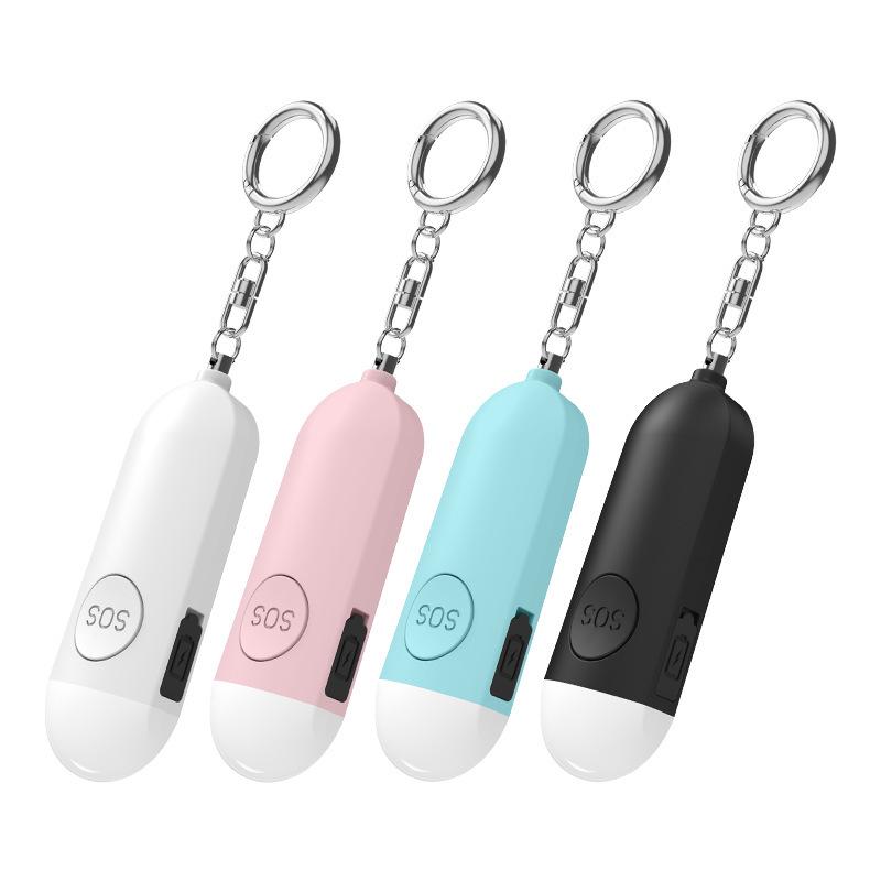 Rechargeable Dual-mode High Decibel Personal Alarm for Self-defense