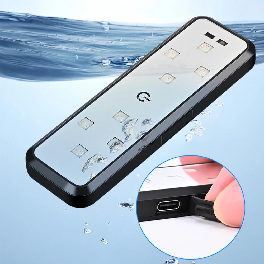 2Pcs Magnetic LED Door Lights Car Courtesy Welcome Atmosphere Lamp USB Charging