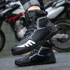 Large Size  Unisex Motorcycle Boots Anti-slip Anti-collision Motorcycle Boots Men's Boots