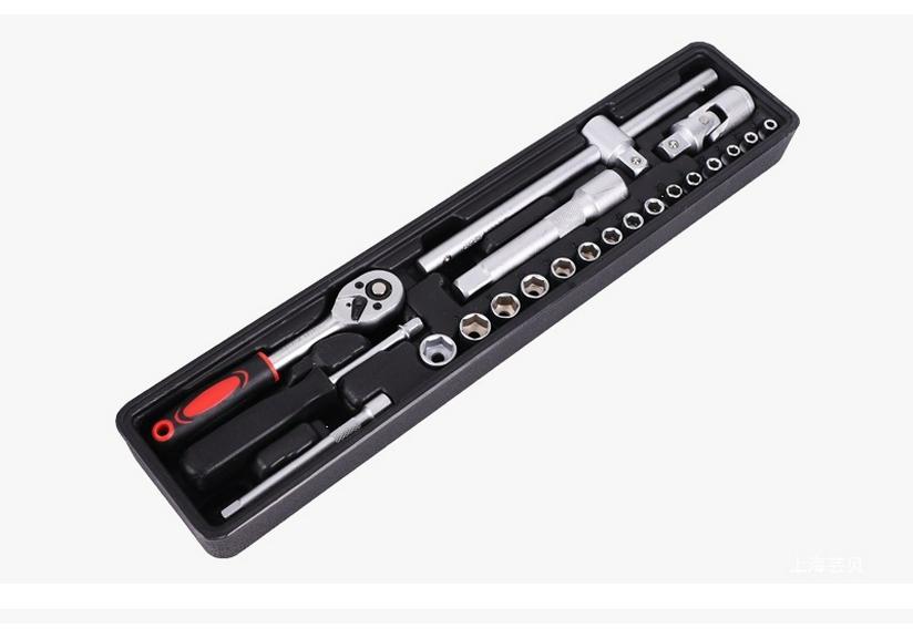 Cross-Border 168-Piece Tool Box Set: Ratchet Wrench & Household Hardware Kit
