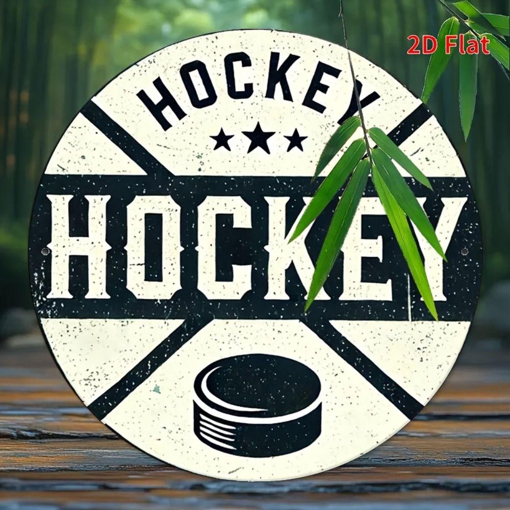 Metal Poster Wall Art Retro Hockey Sign Home Garage Decor