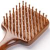 Long Handle Wooden Scalp Massager Anti-Static Meridian Hair Brush  Home Use