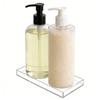 Clear Acrylic Bathroom Organizer Tray Handmade For Counter Storage Toiletries Toothpaste Toothbrush Holder And Cotton Pads