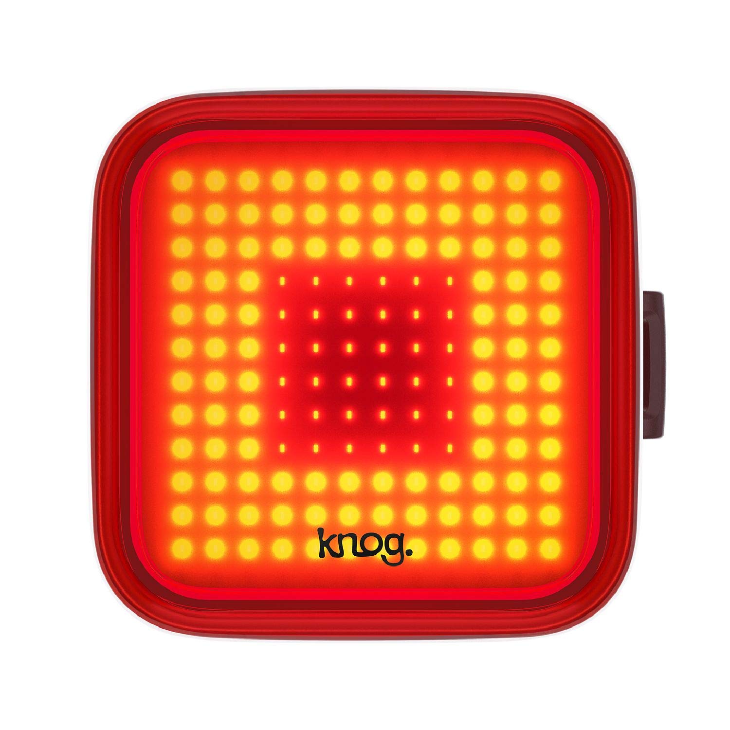 

Japanese KNOG Blinder Square Bicycle Light 100 USB Lightweight [Official Product] [BLINDER SQUARE] Lumens, Waterproof, Rechargeable,