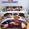 Lamine Yamal Barcelona Football Jersey Bedding Set,Comfort Bed Linen for Boys Room Decoration,Perfect Gift for Match Fans,Wrinkle Resistant Duvet Cove