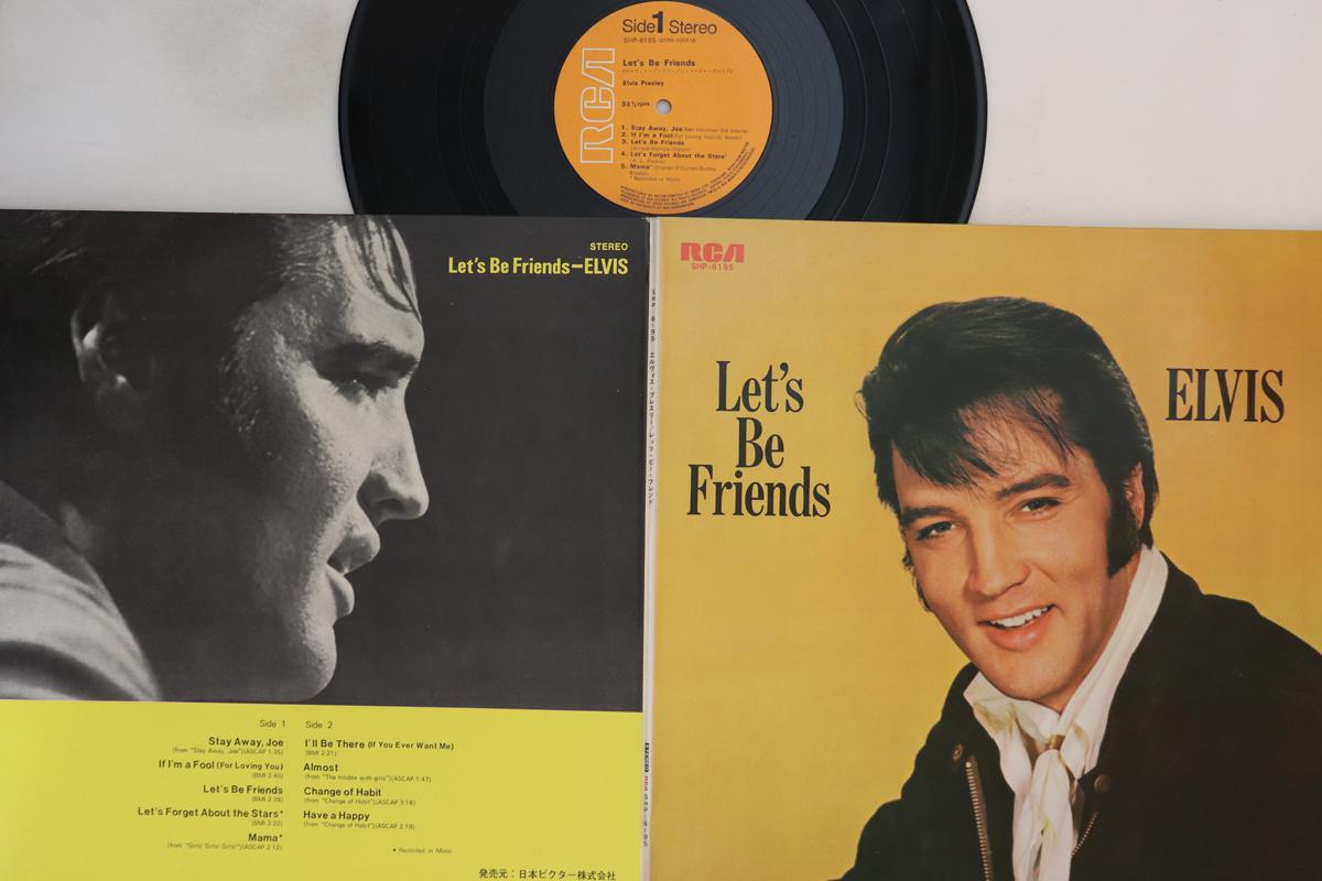 

LP Record ELVIS PRESLEY - Let s Be Friends SHP6195 RCA 1971 Japan Rock Used