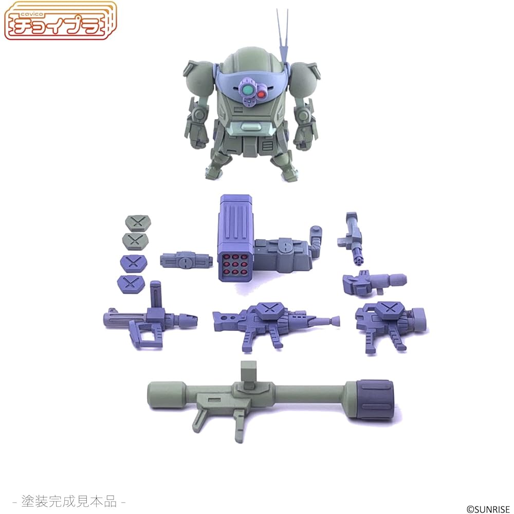 M.I.Molde ChoiPura Series Scopedog Red Shoulder Custom Plastic Model 45mm Non-Scale Collectible Figure