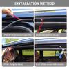 16M Car Door Seal 2-layer Hood Sealing Strip Durable Car Weather Stripping  Automobiles