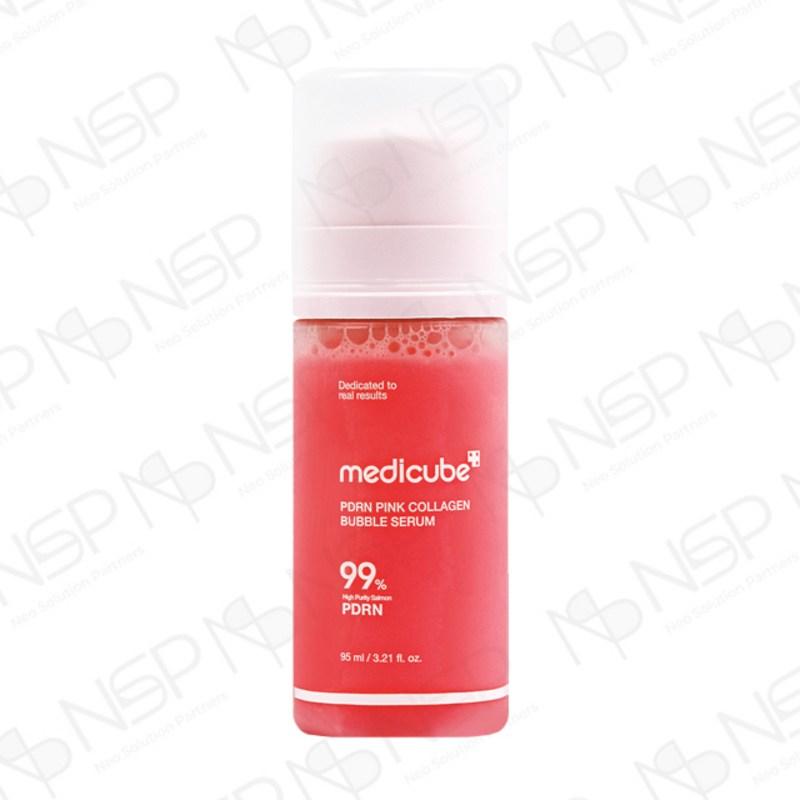 Medicube PDRN Pink Collagen Bubble Serum, 95ml, 1 Pcs