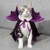 Cute Bat Cape for Dogs Cats Vampire Cape Cat Dog Costume Spooky Party Pet Cosplay Transform Outfit